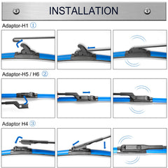 HODEE red cover for wipers helps quick identification during replacement
