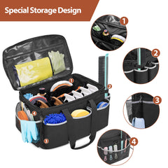 HODRANT detailing bag top/front/back pockets provide quick access to tools.