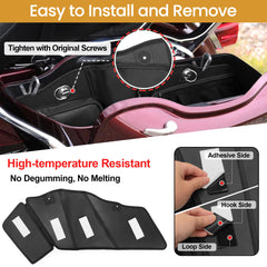 HODRANT saddlebag organizer magnetic pocket image emphasizes secure storage during restless commutes.