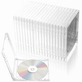 HOFURME clear CD case with preassembled tray keeps discs secure and visible.