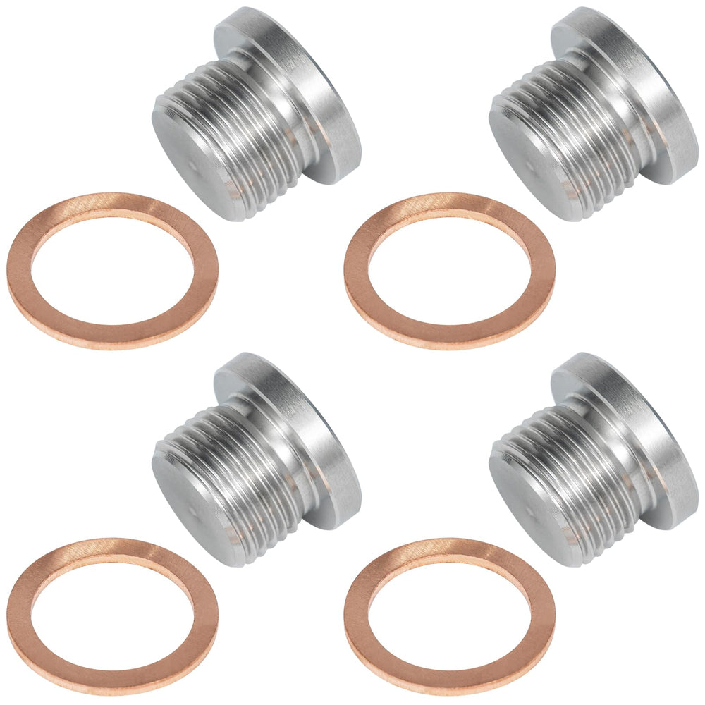 HOHNNYREET O2 sensor plug 4-pack for durable corrosion resistance in automotive exhaust systems.