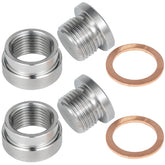 HOHNNYREET O2 sensor bung weld-in 304 stainless for corrosion-resistant installations.