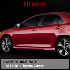 Hoiedt Camry power glass mirror with adjustable glass for clear visibility.