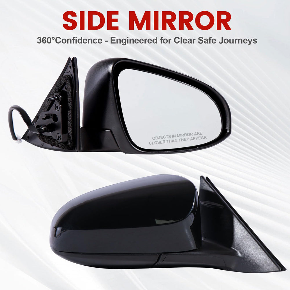 Hoiedt direct replacement mirror simplifies installation with factory-like fit.
