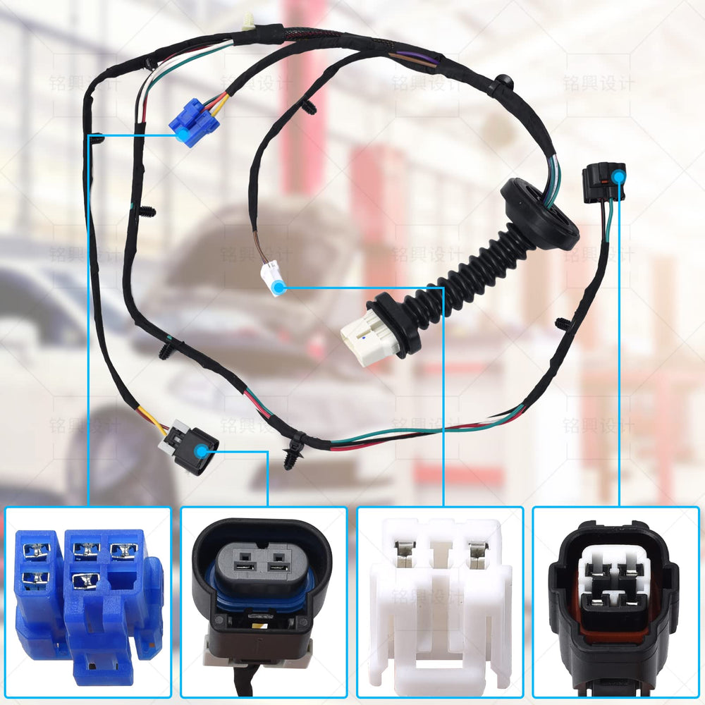 HOKZVIATMOTOELECS Dodge Ram 2004-2010 harness compatible with multiple Ram trucks.