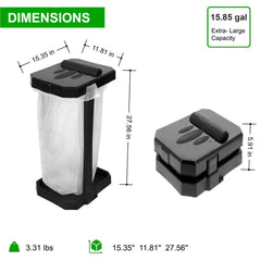 HolaKit collapsible design for easy storage at home, garage, or garden