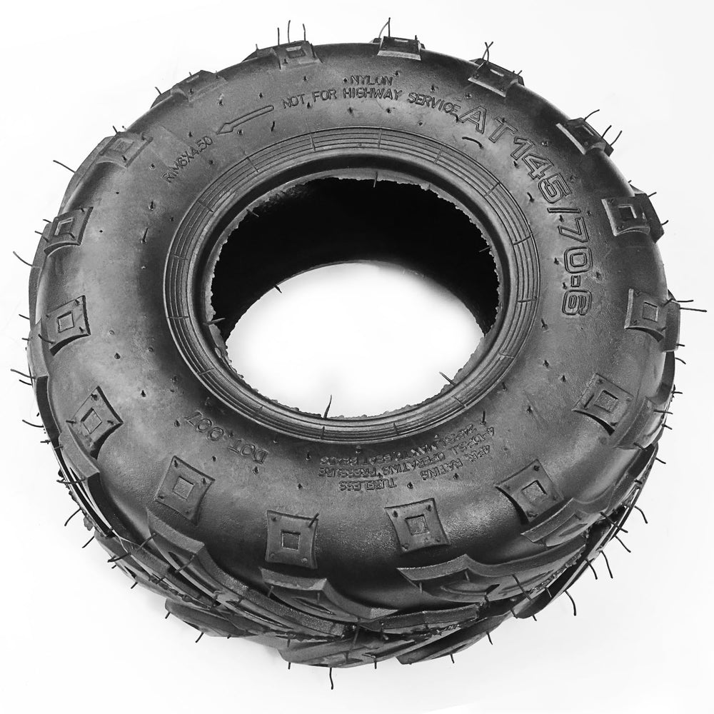 HOLATO 145/70-6 tubeless tire ready for Coleman mini bikes and similar models