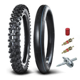HOLATO front tire inner tube 70-100-17 for 17-inch dirt bike rims, ready for off-road use