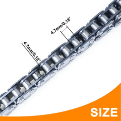 HOLATO T8F close-up of drive chain teeth showing wear resistance