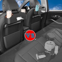 HOLDCY car back seat organizer made of ABS and PU leather for durability