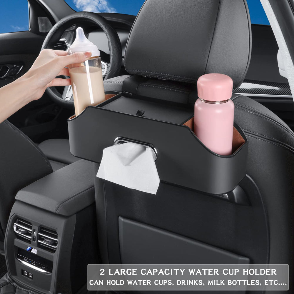 HOLDCY car back seat organizer uses headrest hook for easy installation