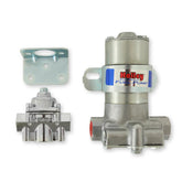 Holley Blue fuel pump 110 GPH for reliable high-flow performance.