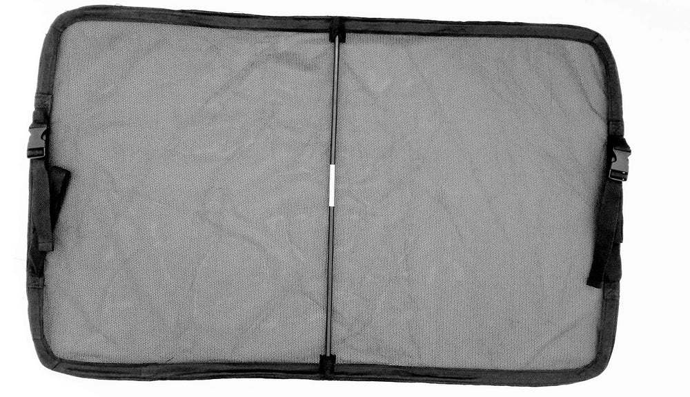 HÖLM windscreen deflector with adjustable headrest fit for a secure setup.