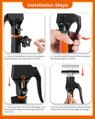 Holothurian cargo bar shows precision length adjustment with a smooth handle.