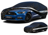 Holthly 10-Layer Coupe Cover offering waterproof protection for Ford Mustang.