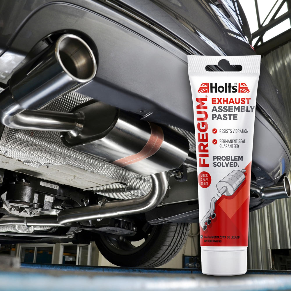 Holts Firegum 150g tube during application on engine components