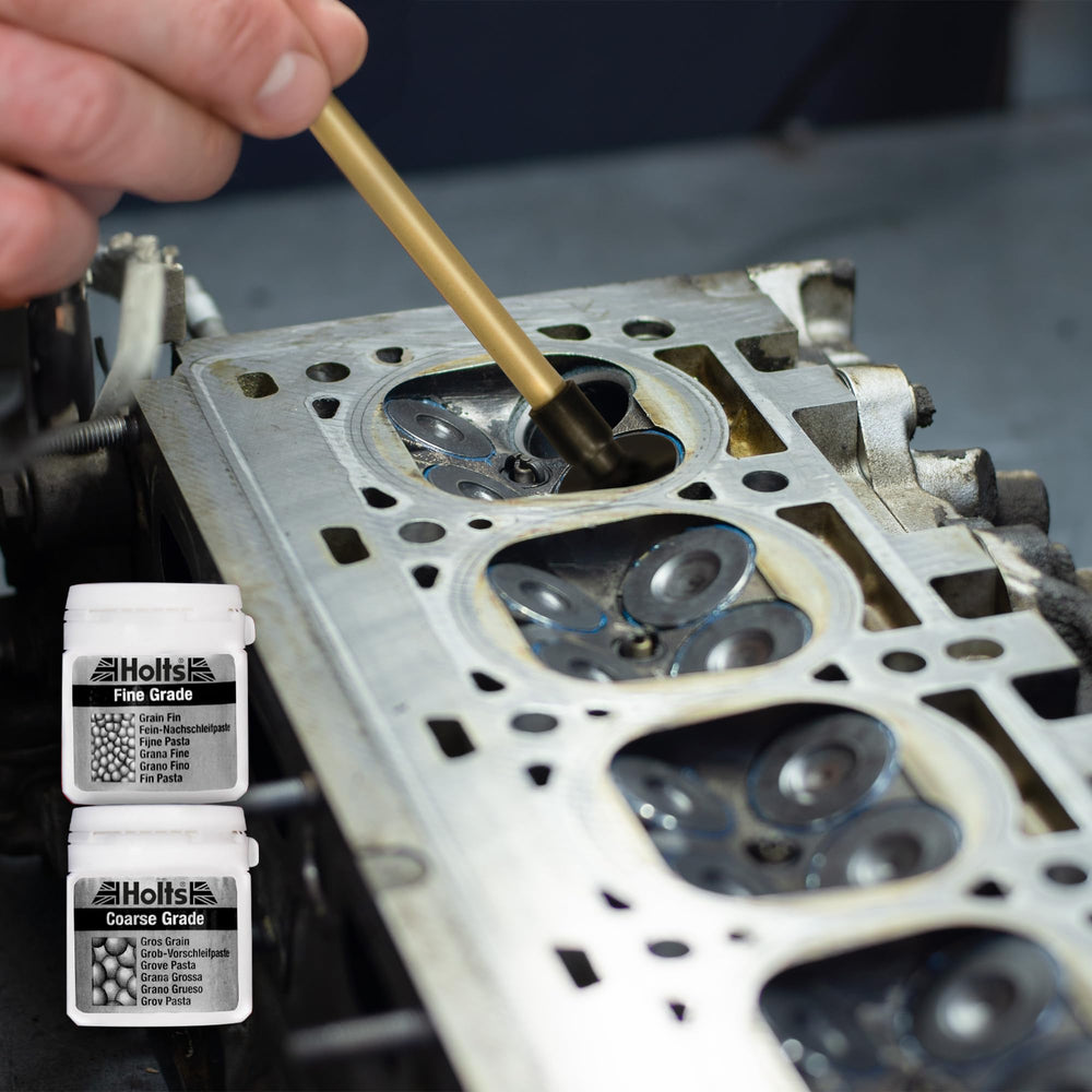 Holts valve lapping tool shown for precise surface restoration of valves.