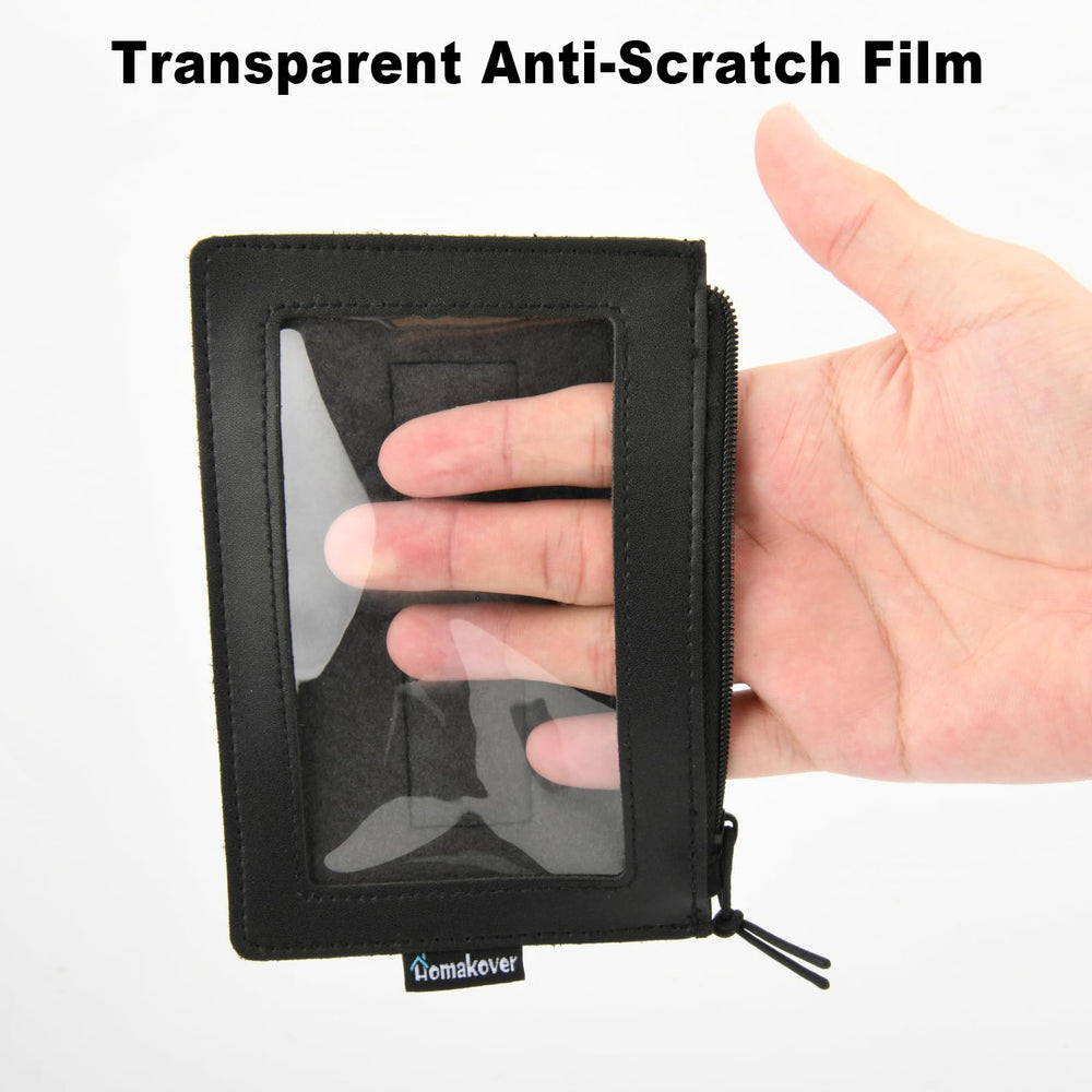 Homakover visor card holder slim design minimizes obstruction.
