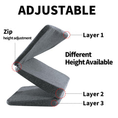 HOMBYS front-thin back-thick design reduces leg squeeze during long drives.