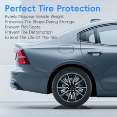 Homeon Wheels Tire Saver Ramps use interlocking tabs to widen ramps for larger tires.