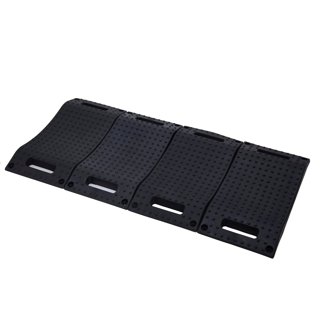 Homeon Wheels Tire Saver Ramps in rubber material protect tires during storage.