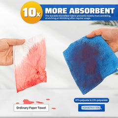 Homerhyme 11.5x11.5 inch wash cloths for polishing, drying, and detailing.