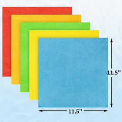 HOMERHYME lint-free cloths stay soft after multiple washes