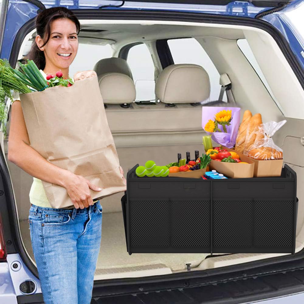 Homeve Trunk Organizer foldable design stores compactly when not in use