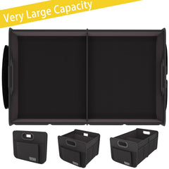 Homeve Trunk Organizer two compartments separate groceries and gear