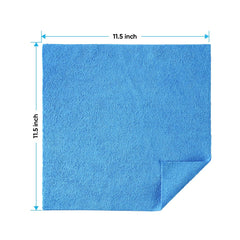 HOMEXCEL blue microfiber towel great for kitchen counters