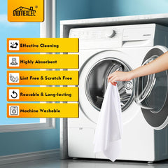 HOMEXCEL 100-pack cleaning rags for versatile everyday use