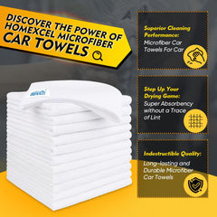 HOMEXCEL car exterior cleaning cloth absorbs dirt without scratching.