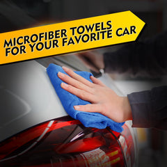 HOMEXCEL drying microfiber cloth delivering streak-free results after washing