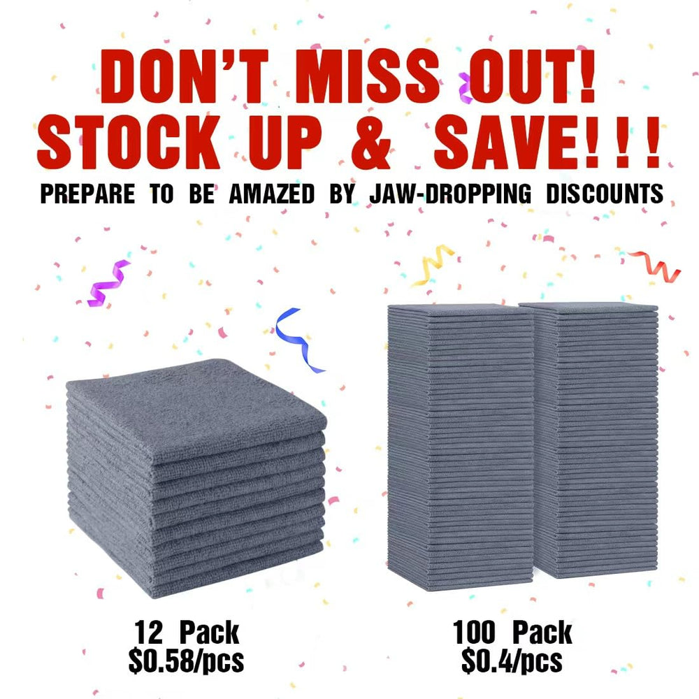 HOMEXCEL durable 87% polyester, 13% polyamide cloths stay effective through repeated use.
