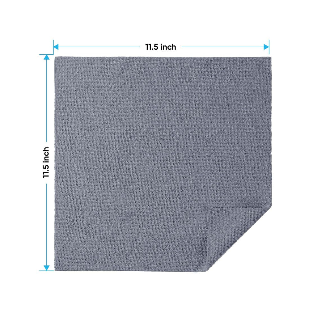 HOMEXCEL microfiber cloths clean glass without lint or scratches, restoring clarity on mirrors and screens.