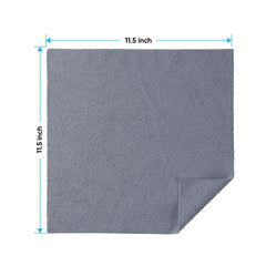 HOMEXCEL microfiber cloths clean glass without lint or scratches, restoring clarity on mirrors and screens.