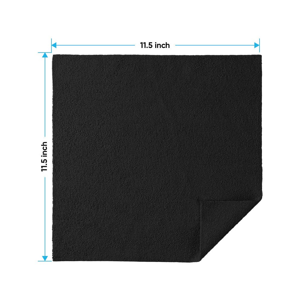 HOMEXCEL microfiber towels for windows and glass provide streak-free clarity