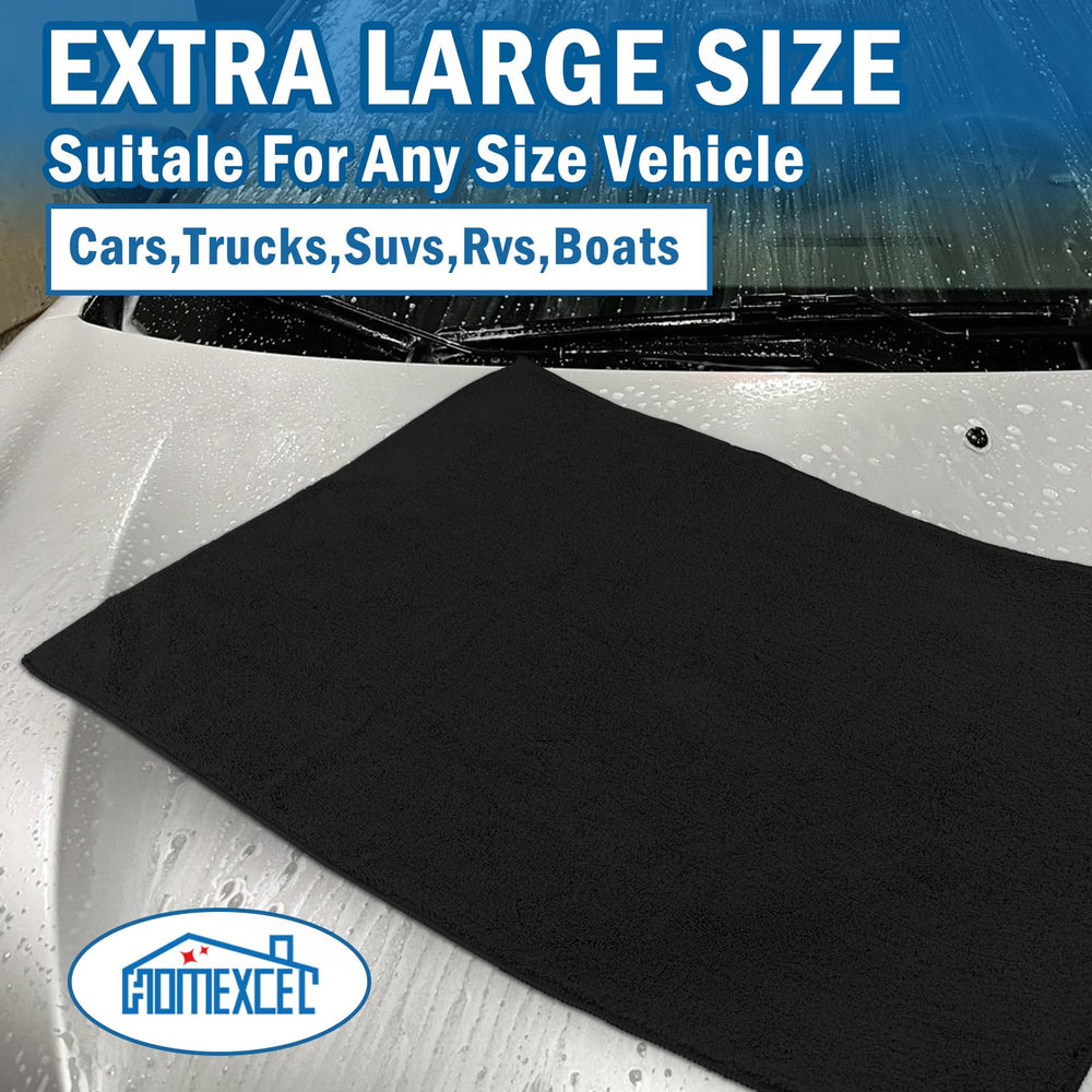 HOMEXCEL scratch-free microfiber wipe on car paint