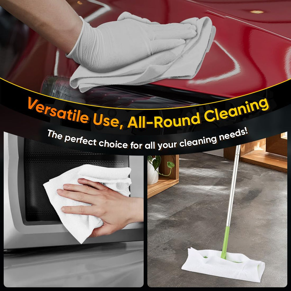 HOMEXCEL durable microfiber towels with 87/13 blend for long-lasting use