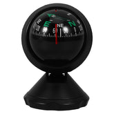 Homoyoyo adjustable car compass with stick-on base on the dash for quick orientation.
