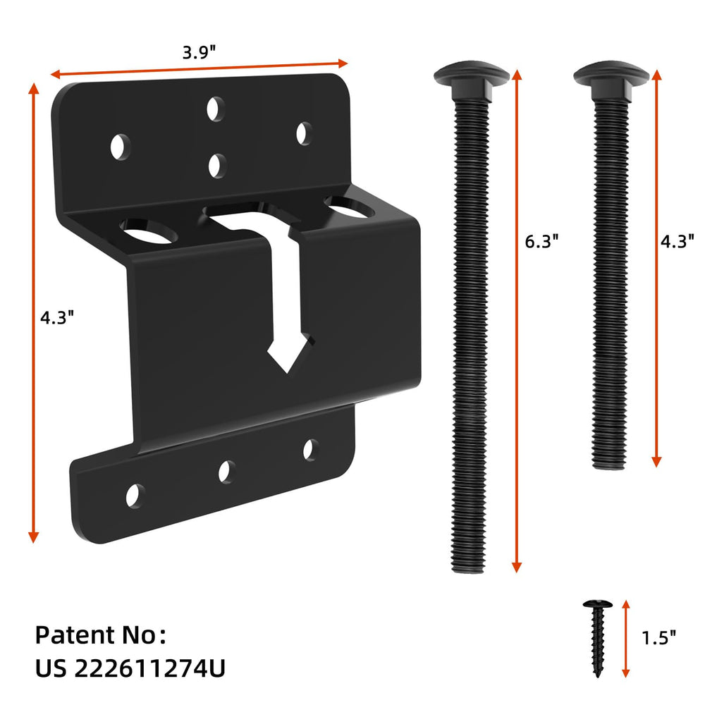 Homydom spare tire holder mount provides stable support and quick access.