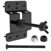 Homydom spare tire wall mount bracket secures tires on enclosed trailers.
