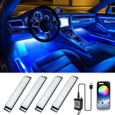 Honalia interior car lights 4pcs provide vibrant cabin ambiance