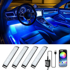 Honalia interior car lights 4pcs provide vibrant cabin ambiance