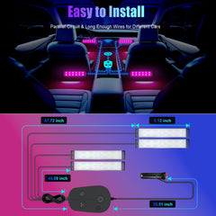 Honalia quick install car interior lights suited to cars trucks and SUVs