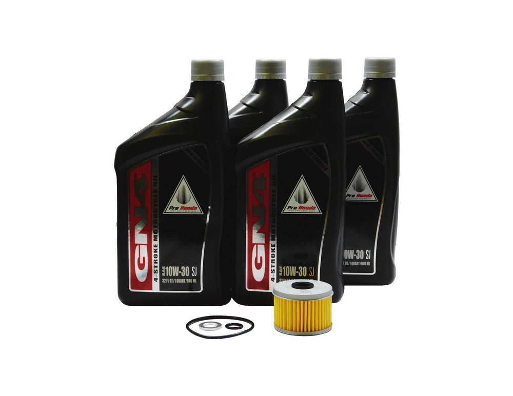 Honda Foreman oil change kit contents enable quick DIY maintenance.