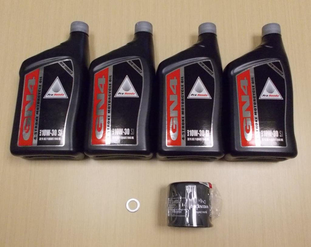 Honda GL1500 Gold Wing OEM oil and filter service kit for 1988–2000, supports easy maintenance.