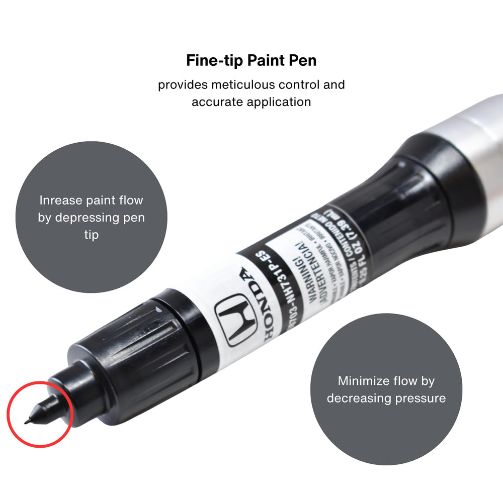 Honda touch-up paint pen color match supports seamless vehicle touch-ups.