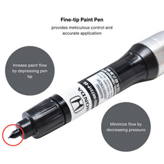 Honda touch-up paint pen color match supports seamless vehicle touch-ups.
