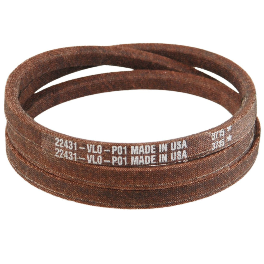 Honda 22431-VL0-P01 V-Belt, compatible with HRR216 models, supports smooth mowing performance